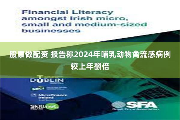 股票做配资 报告称2024年哺乳动物禽流感病例较上年翻倍