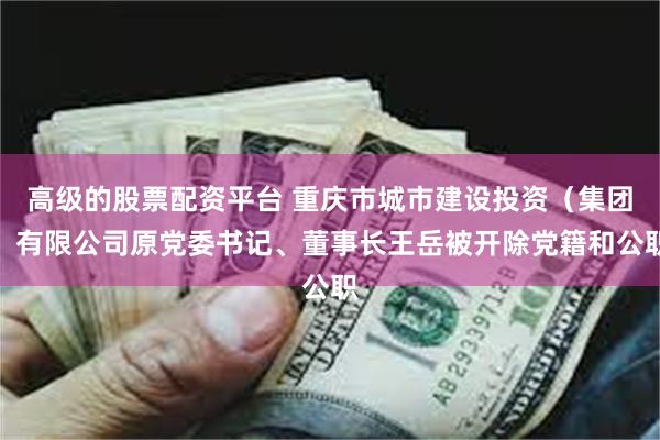 高级的股票配资平台 重庆市城市建设投资（集团）有限公司原党委书记、董事长王岳被开除党籍和公职